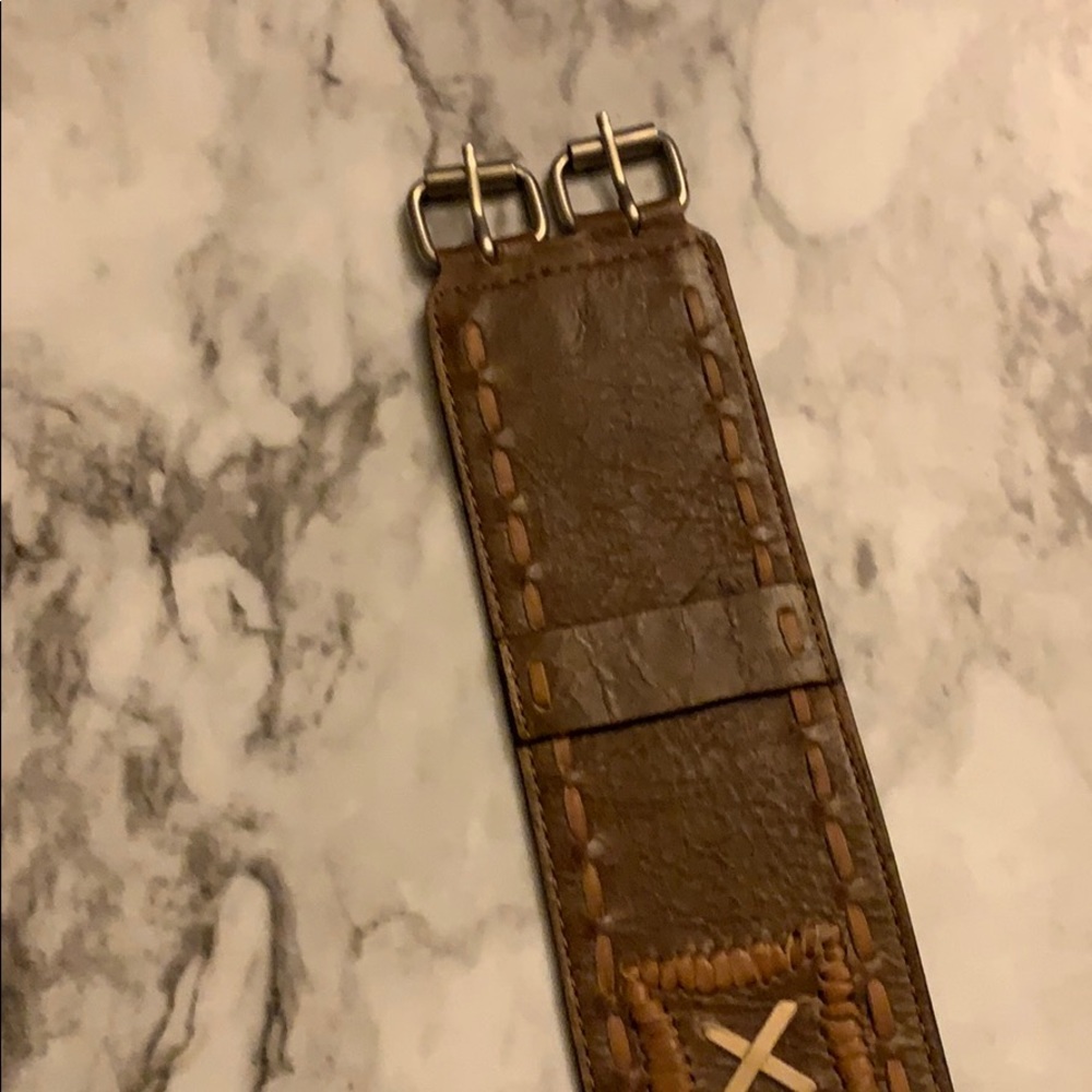 Women’s leather belt brown